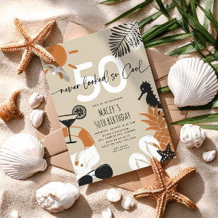 Summer Celebration 50th Birthday Party Invitation