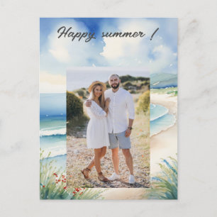 Summer Celebration Day your photo Holiday Postcard