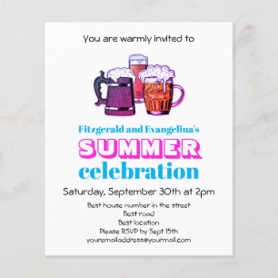 Summer Celebration Party Flyer