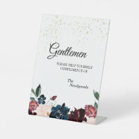 Summer Celebration Wedding Gentlemen Bathroom
