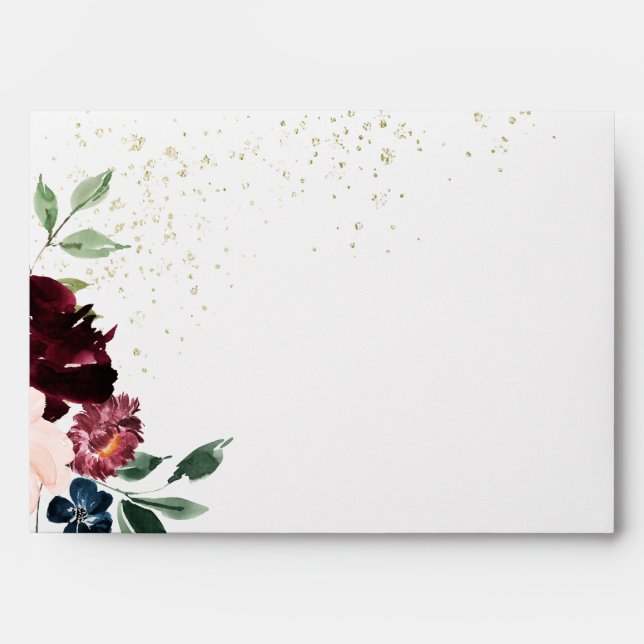 Summer Celebration Wedding Invitation Envelope (Front)