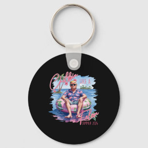 Summer Chillin Like A Felon Trump For President 20 Keychain