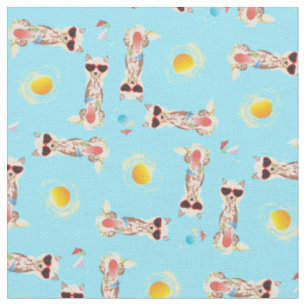 Summer Chinese Crested Fabric