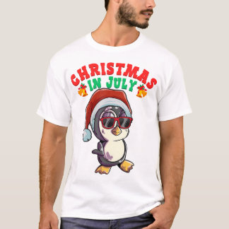 Summer Christmas In July T-Shirt