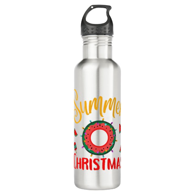 Summer Christmas July 710 Ml Water Bottle (Front)
