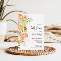Summer Citrus Bridal Shower Brunch Invitation