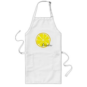 Summer Citrus Lemon Arpon Long Apron