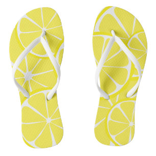 Summer Citrus Lemon FlipFlops