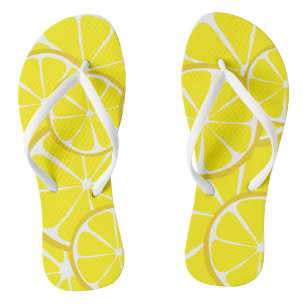 Summer Citrus Lemon FlipFlops