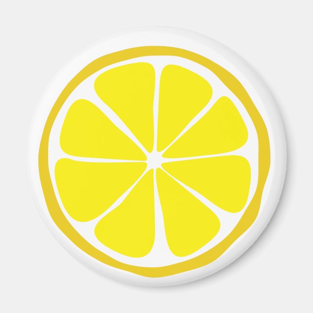Summer Citrus Lemon Magnet (Front)