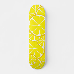 Summer Citrus Lemon Skateboard
