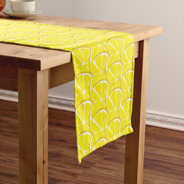 Summer Citrus Lemon Table Runner (In Situ)