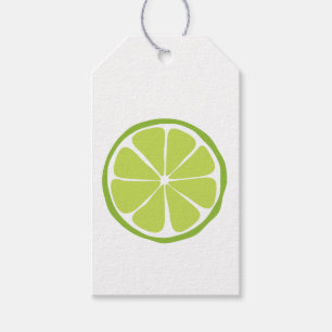 Summer Citrus Lime  Gift Tags