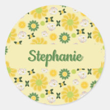 Summer Citrus Personalized Sticker