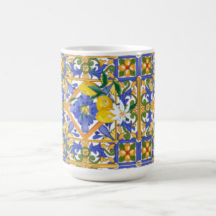 Summer,citrus,Sicilian,Mediterranean style,lemon,m Coffee Mug