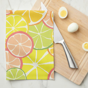 Summer Citrus Slice Kitchen Towel