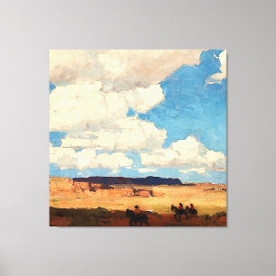 “Summer Cloud” Western Art by Edgar Payne Canvas Print