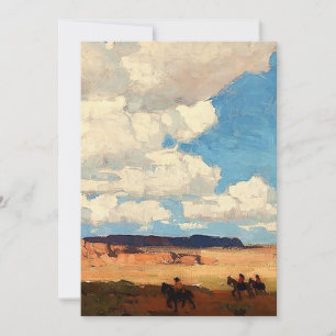 “Summer Cloud” Western Art by Edgar Payne Invitation