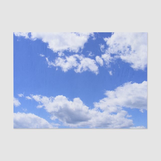 Summer Clouds Tissue Paper (Front)