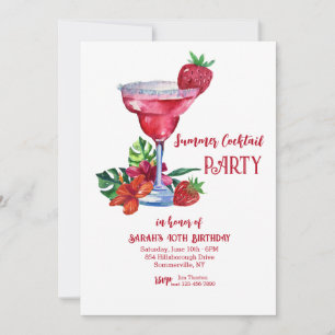 Summer Cocktail Party Invitation