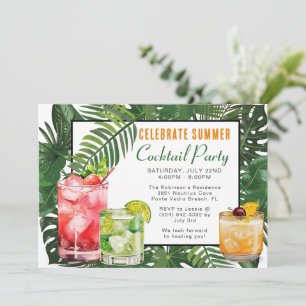 Summer Cocktail Party Invitation