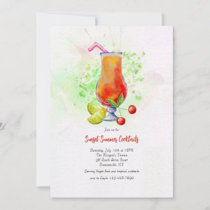 Summer Cocktails Invitation