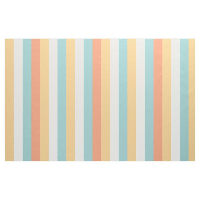 Summer Colour Vertical Stripes Pattern Fabric (Fat Quarter)