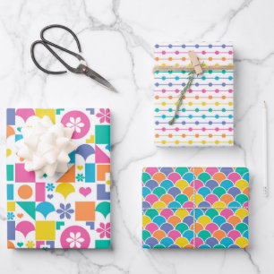 Summer Colours  Wrapping Paper Sheet