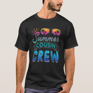 Summer Cousin Crew Beach Cruise Sunglasses Family T-Shirt