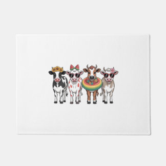 Summer Cows PNG, Beach Farm Doormat