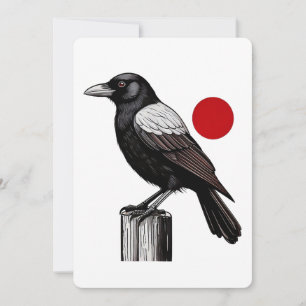 Summer Crow Art Card