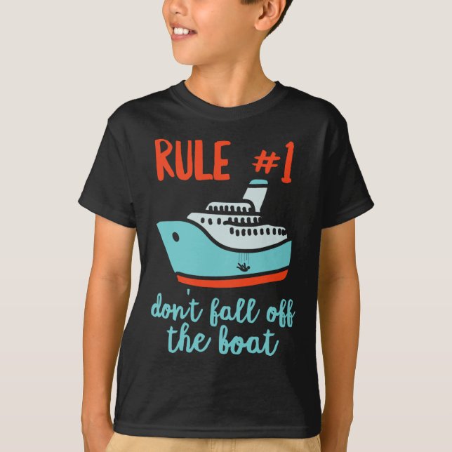 Summer Cruising Ship 2022 Trip Fun Don't Fall Off  T-Shirt (Front)