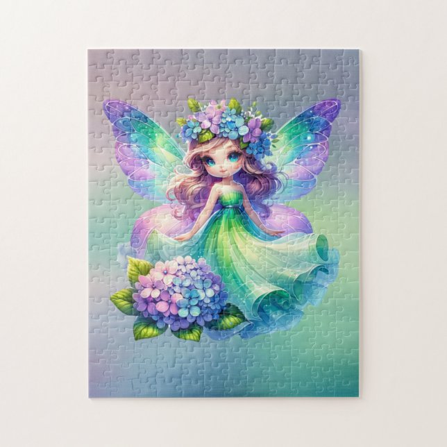 Summer Cute Fairy Princess Girls  Jigsaw Puzzle (Vertical)