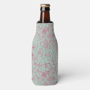 Summer cute floral pattern bottle cooler