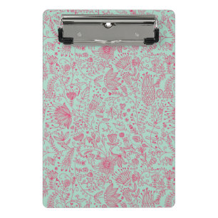 Summer cute floral pattern mini clipboard