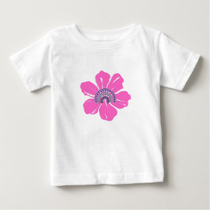 Summer Cute Pink Flower Baby T-Shirt