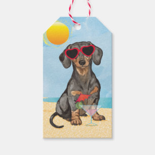 Summer Dachshund Gift Tags