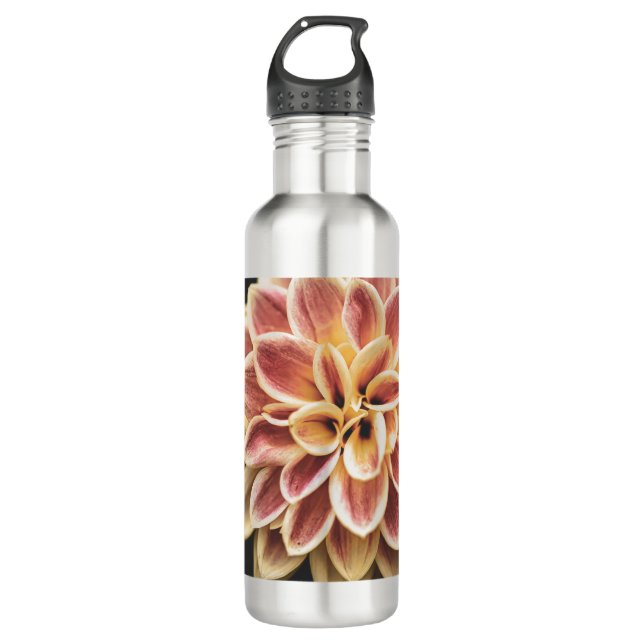 Summer Dahlia Beautiful Flower (Floral Art) 710 Ml Water Bottle (Front)