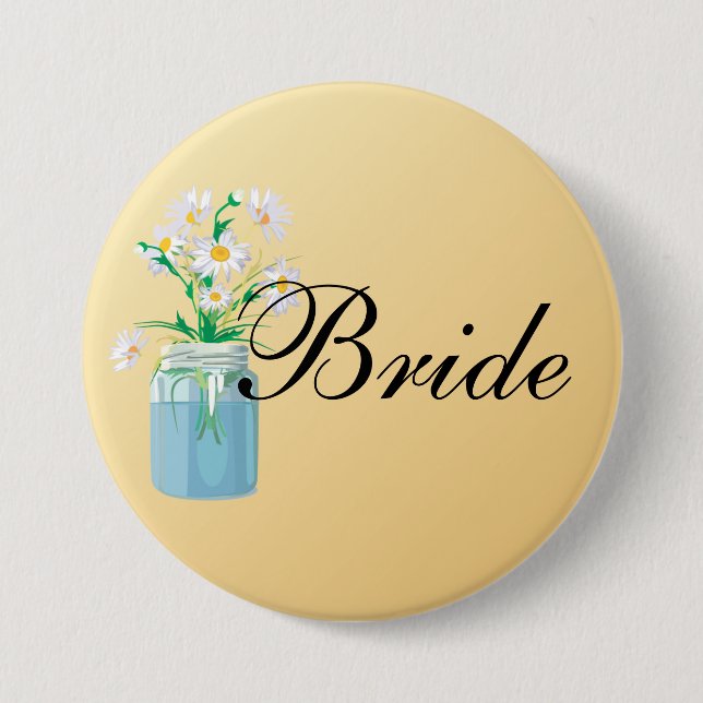 Summer Daisies Button (Front)