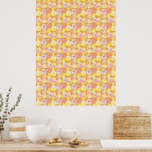 Summer Daisies Poster