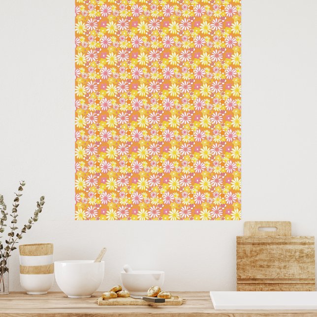Summer Daisies Poster (Kitchen)