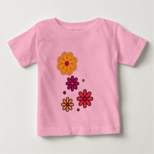 Summer Daisy Floral Baby T-Shirt