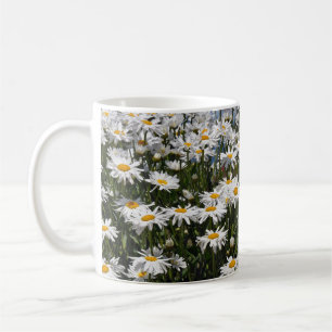 Summer daisy garden coffee mug