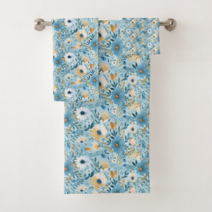 Summer Daisy Meadow  Bath Towel Set