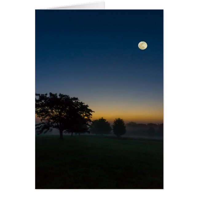 Summer Dawn With Moon (Front)