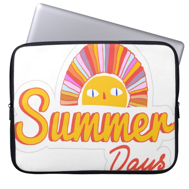 Summer day  laptop sleeve (Front)
