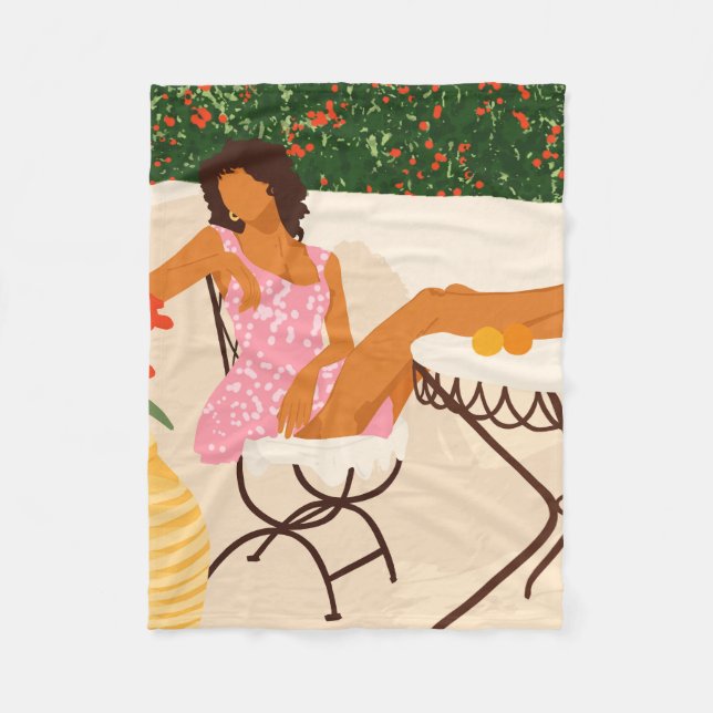 Summer Daydream Fleece Blanket (Front)