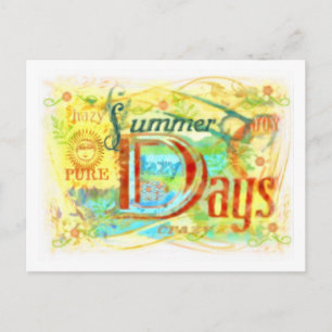 Summer Days Postcard