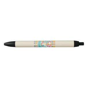 Summer days, retro ways text design black ink pen