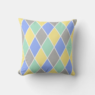 Summer Diamonds Throw Pillow